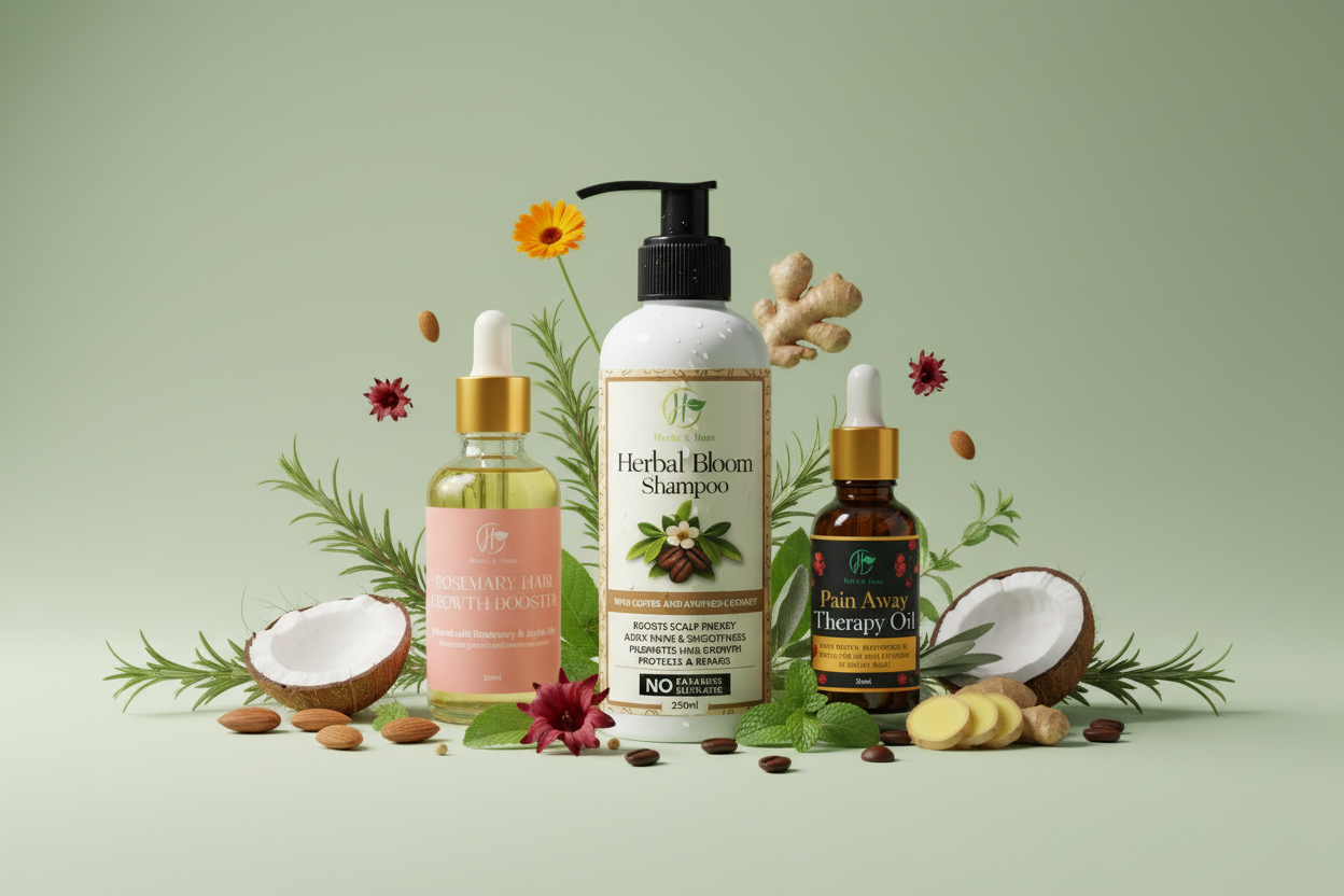 Hero with Products - Green